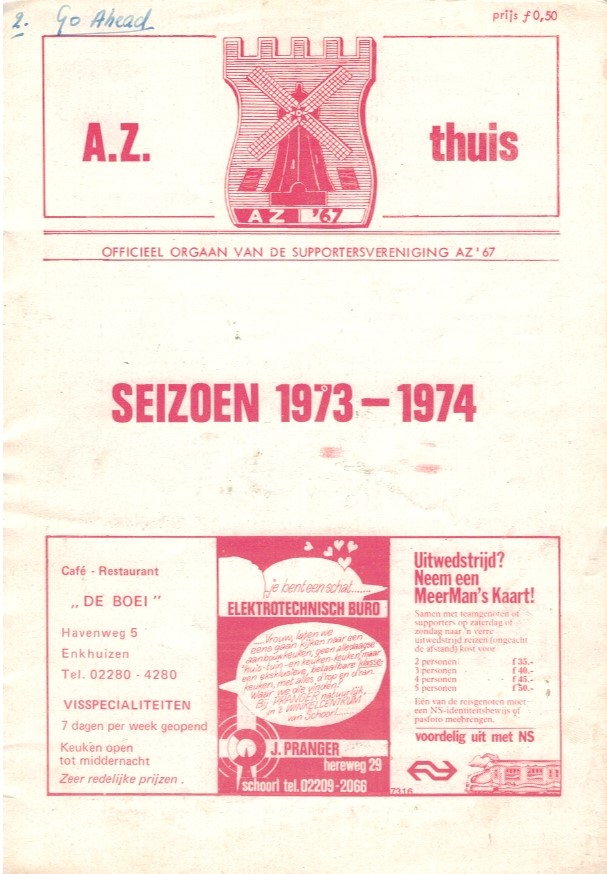 AZ Programma 2-sep-1973 Go Ahead thuis
